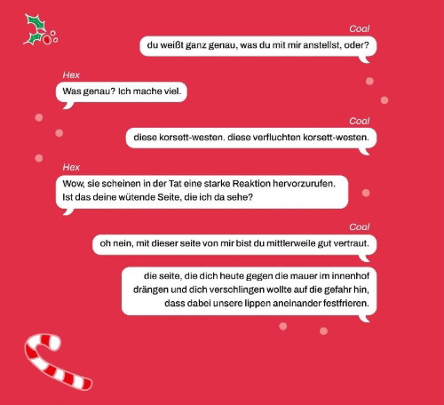 Buchcover und Innenansicht für das Buch: The Nightmare Before Kissmas