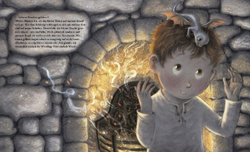 Buchcover und Innenansicht für das Buch: The Secret Dragon