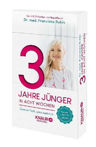 Buchcover und Innenansicht für das Buch: 3 Jahre jünger in acht Wochen