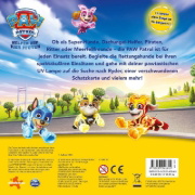 Buchcover und Innenansicht für das Buch: PAW Patrol: Auf großer Mission mit der PAW Patrol
