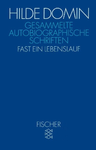 Buchcover und Innenansicht für das Buch: Gesammelte autobiographische Schriften