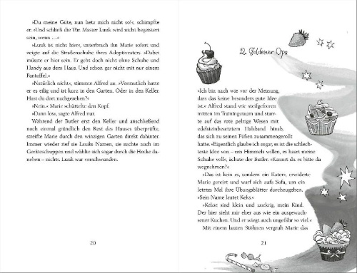 Buchcover und Innenansicht für das Buch: Sparkling - Maries zauberhafte Welt