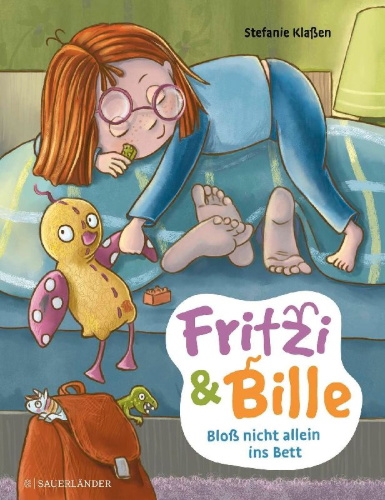 Buchcover und Innenansicht für das Buch: Fritzi und Bille - Bloß nicht allein ins Bett
