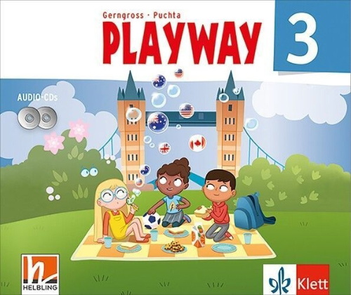 Buchcover und Innenansicht für das Buch: Playway 3. Ab Klasse 3. Audio-CD für Lehrende Klasse 3