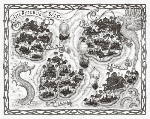 Buchcover und Innenansicht für das Buch: Of Flame and Fury