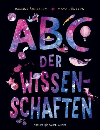 Buchcover und Innenansicht für das Buch: Vetenskapens ABC