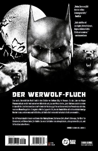 Buchcover und Innenansicht für das Buch: Batman: Full Moon
