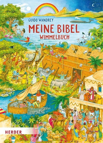 Buchcover und Innenansicht für das Buch: Meine Bibel. Wimmelbuch (Pappbilderbuch)
