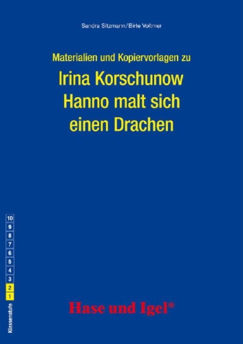 Buchcover und Innenansicht für das Buch: Hanno malt sich einen Drachen. Begleitmaterial