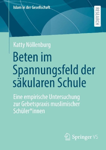 Buchcover und Innenansicht für das Buch: Beten im Spannungsfeld der säkularen Schule