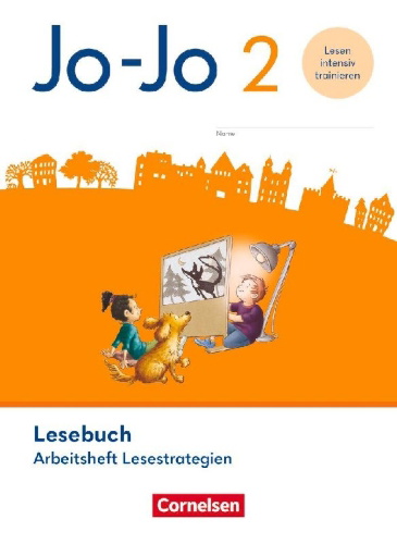 Buchcover und Innenansicht für das Buch: Jo-Jo Lesebuch 2. Schuljahr - Allgemeine Ausgabe 2024 - Arbeitsheft Lesestrategien