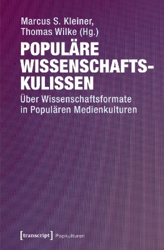 Buchcover und Innenansicht für das Buch: Populäre Wissenschaftskulissen