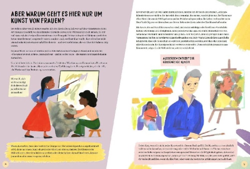 Buchcover und Innenansicht für das Buch: Story of Art Without Men