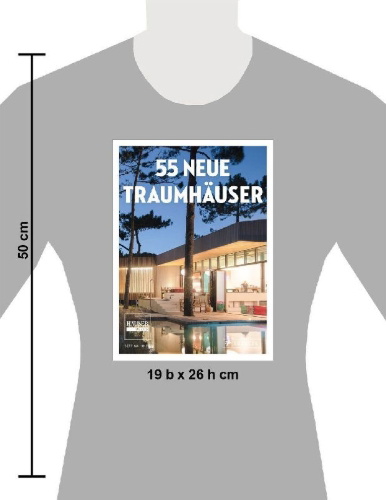 Buchcover und Innenansicht für das Buch: 55 Neue Traumhäuser