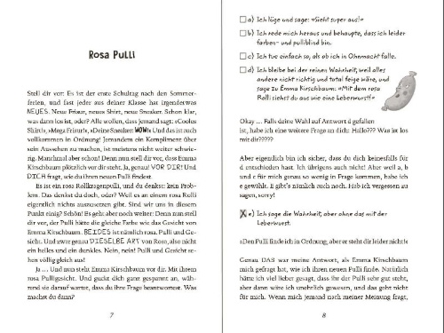 Buchcover und Innenansicht für das Buch: Mathilda - Wie style ist das denn?!