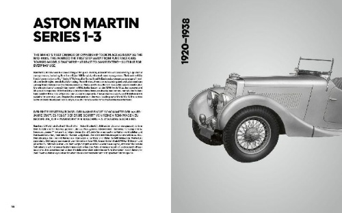 Buchcover und Innenansicht für das Buch: Aston Martin Milestones