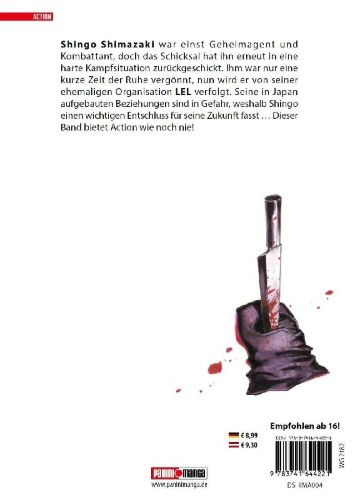 Buchcover und Innenansicht für das Buch: Shimazaki in the Land of Peace 04