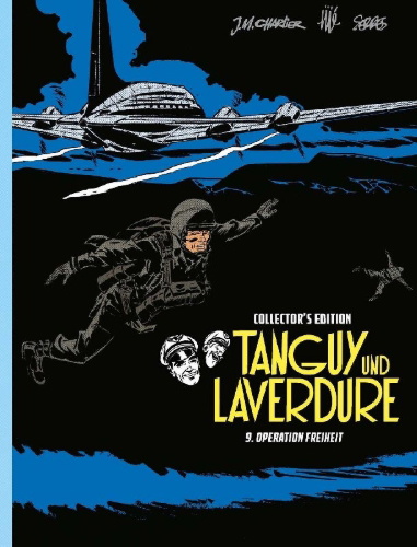 Buchcover und Innenansicht für das Buch: Les aventures de Tanguy et Laverdure - Opération Tonnerre