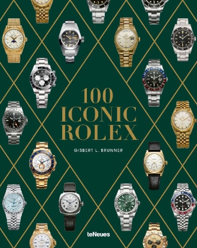 Buchcover und Innenansicht für das Buch: 100 Iconic Rolex