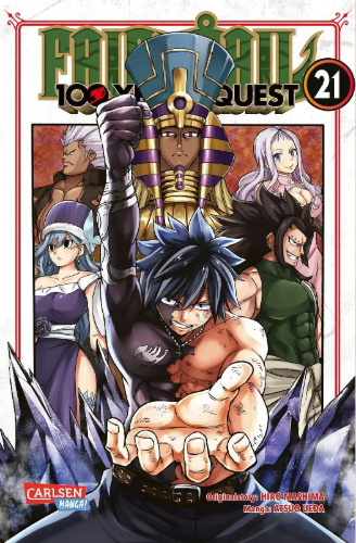 Buchcover und Innenansicht für das Buch: Fairy Tail: 100 Years Quest