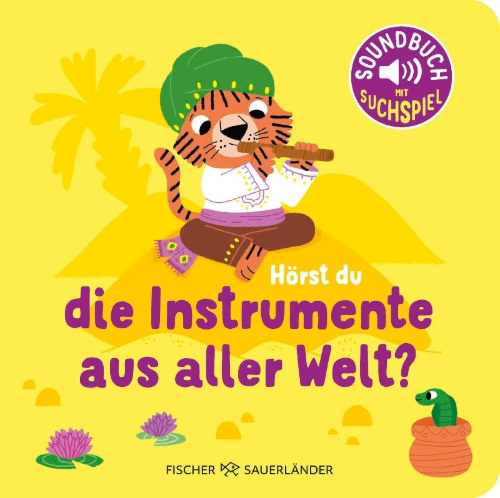 Buchcover und Innenansicht für das Buch: Mes instruments du monde