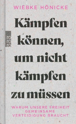 Buchcover und Innenansicht für das Buch: Kämpfen können, um nicht kämpfen zu müssen