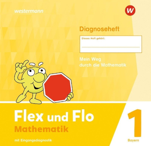 Buchcover und Innenansicht für das Buch: Flex und Flo 1. Diagnoseheft. Für Bayern