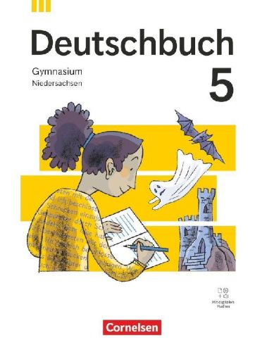Buchcover und Innenansicht für das Buch: Deutschbuch Gymnasium 5. Schuljahr - Ausgabe Niedersachsen 2026 - Schulbuch mit digitalen Medien