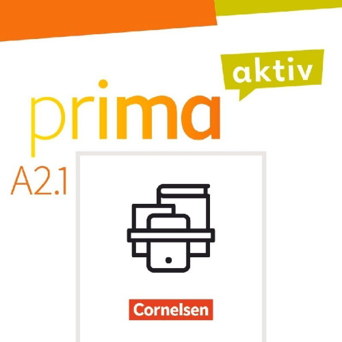 Buchcover und Innenansicht für das Buch: Prima aktiv A2. Band 1 - Kursbuch und Arbeitsbuch im Paket
