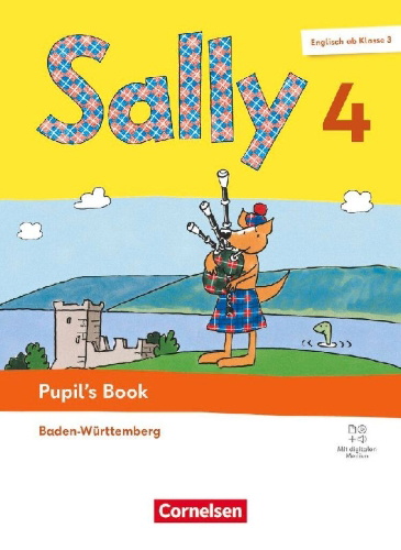 Buchcover und Innenansicht für das Buch: Sally 4. Schuljahr - Englisch ab Klasse 3 - Ausgabe Baden-Württemberg 2025 - Pupil's Book