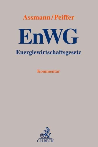 Buchcover und Innenansicht für das Buch: Energiewirtschaftsgesetz. EnWG