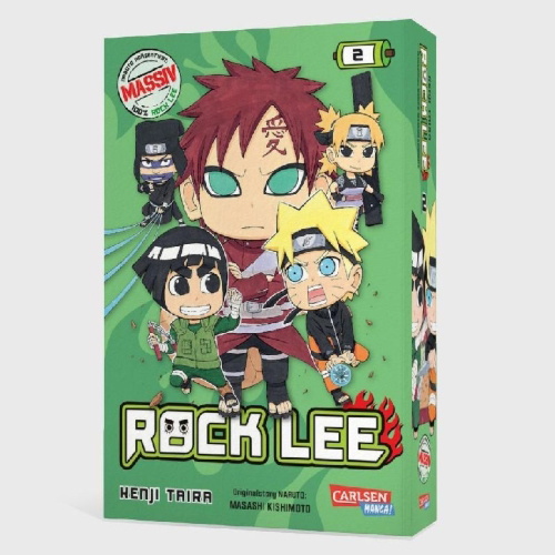 Buchcover und Innenansicht für das Buch: Rock Lee no Seishun Full Power Ninden
