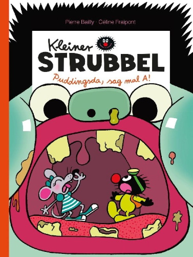 Buchcover und Innenansicht für das Buch: Kleiner Strubbel: Puddingsda, sag mal A!