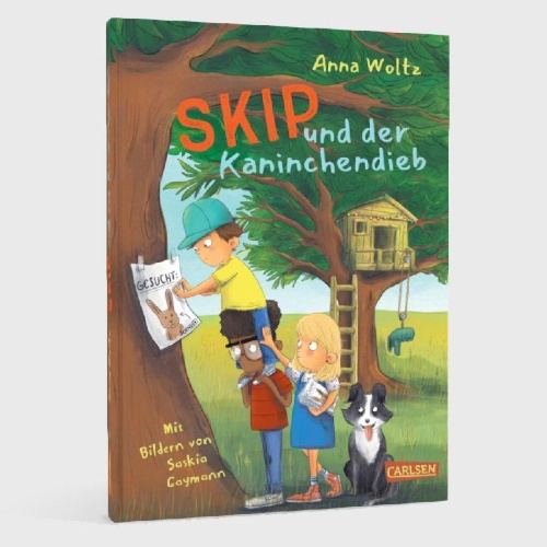Buchcover und Innenansicht für das Buch: Skip en de konijnendief