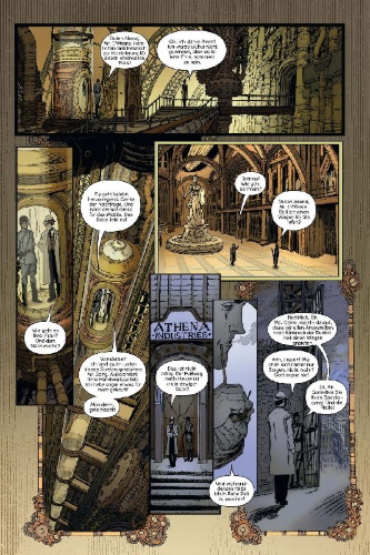 Buchcover und Innenansicht für das Buch: Lady Mechanika Collector's Edition. Band 4
