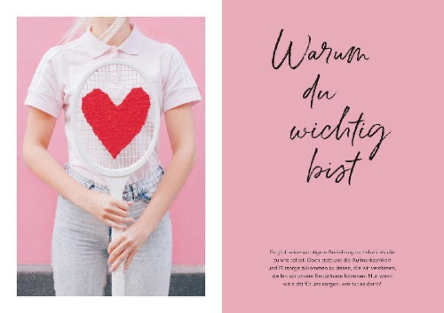 Buchcover und Innenansicht für das Buch: Gib dir die Liebe, die du verdienst