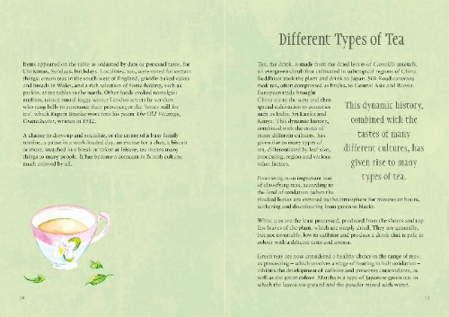Buchcover und Innenansicht für das Buch: The National Trust Book of Afternoon Tea