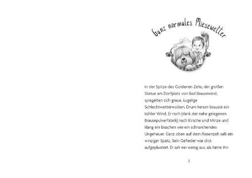 Buchcover und Innenansicht für das Buch: Insel der Tier-Abenteuer 4: Wilder Wetter-Schluckauf