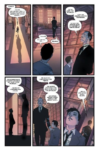 Buchcover und Innenansicht für das Buch: Batman: The Knight #1-#5