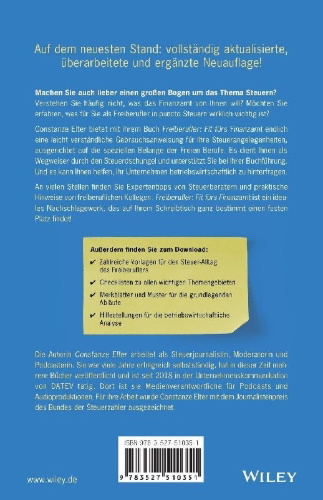 Buchcover und Innenansicht für das Buch: Freiberufler: Fit fürs Finanzamt