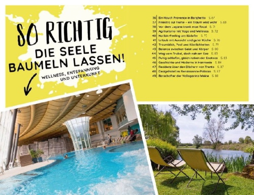 Buchcover und Innenansicht für das Buch: Herzstücke am Gardasee