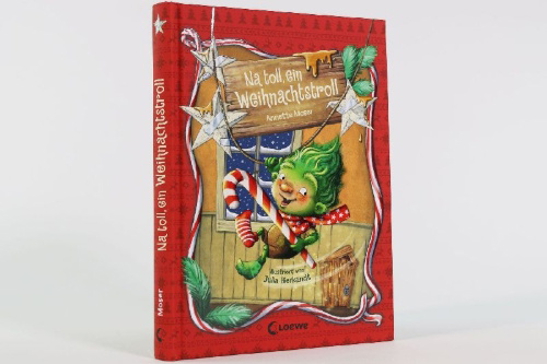 Buchcover und Innenansicht für das Buch: Na toll, ein Weihnachtstroll (Band 1)