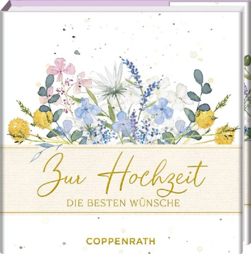 Buchcover und Innenansicht für das Buch: Zur Hochzeit die besten Wünsche