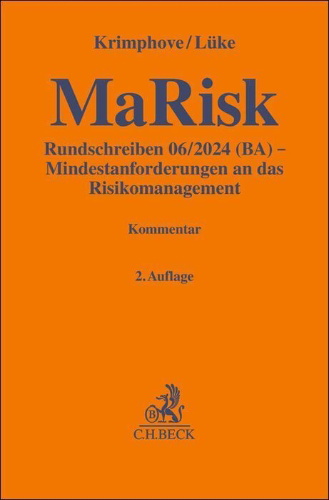 Buchcover und Innenansicht für das Buch: MaRisk
