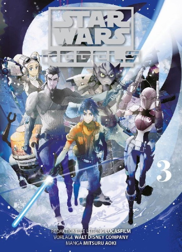 Buchcover und Innenansicht für das Buch: Star Wars - Rebels (Manga) 03