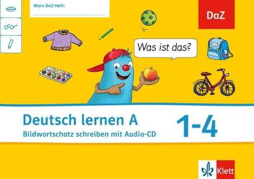 Buchcover und Innenansicht für das Buch: Oskar. Deutsch lernen A. Arbeitsheft 1.-4. Schuljahr
