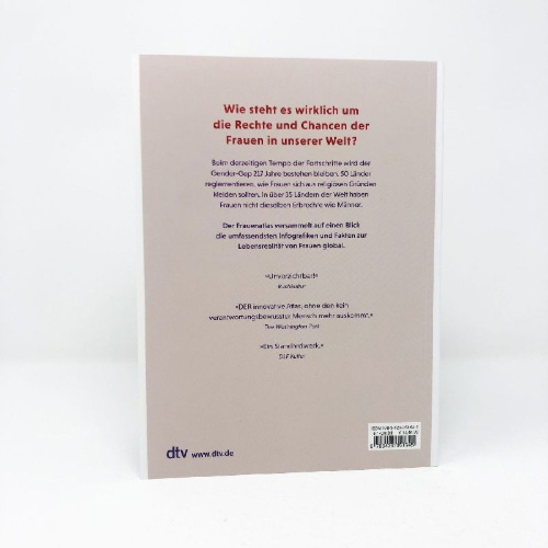 Buchcover und Innenansicht für das Buch: Der Frauenatlas