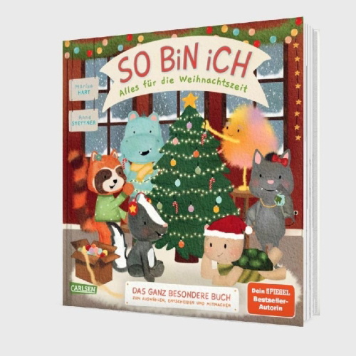 Buchcover und Innenansicht für das Buch: So bin ich - Alles für die Weihnachtszeit