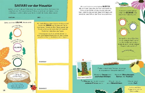 Buchcover und Innenansicht für das Buch: Think Green - Das Mitmachbuch