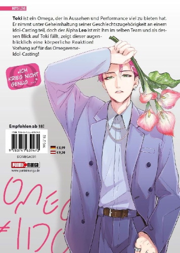 Buchcover und Innenansicht für das Buch: Omega ¿ Idol